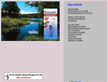 Tablet Screenshot of eco-click.de
